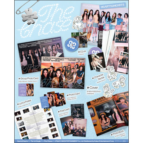 Hearts2Hearts / ザ・チェイス：1st シングル【Photobook Ver