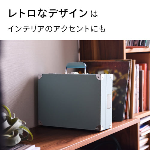 ONKYO / Bluetoothスピーカー内蔵ポータブルターンテーブル「OCP-01」【シェルピンク】