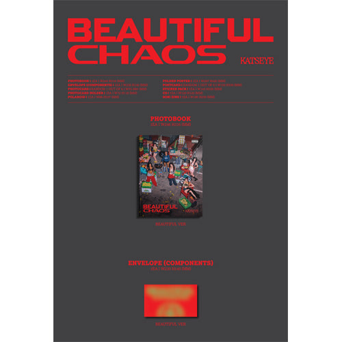 KATSEYE / BEAUTIFUL CHAOS【Beautiful Ver.】【UNIVRSAL MUSIC STORE限定盤】【CD】