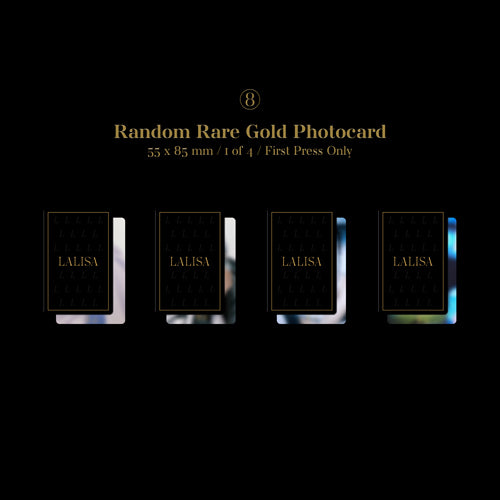 LISA from BLACKPINK / LALISA【BLACK ver.】【輸入盤】【CD MAXI】