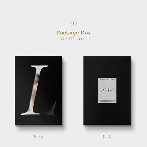 LISA from BLACKPINK / LALISA【BLACK ver.】【輸入盤】【CD MAXI】