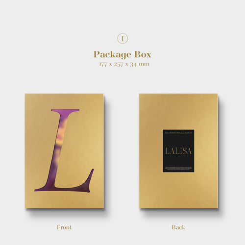 LISA from BLACKPINK / LALISA【GOLD ver.】【輸入盤】【CD MAXI】