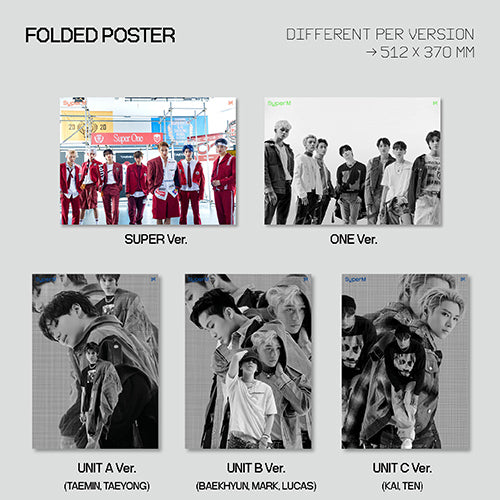 SuperM / Super One【Super Ver.】【Asia Ver.】【CD】