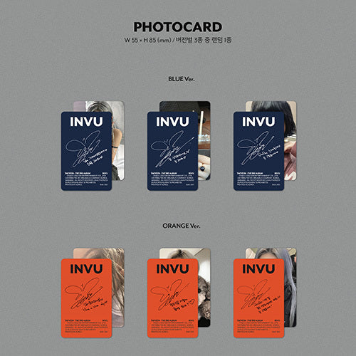 TAEYEON / INVU【BLUE Ver.】【CD】