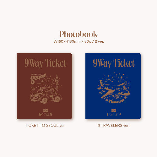 fromis_9 / 9 WAY TICKET【9 TRAVELERS ver.】【輸入盤】【CD】