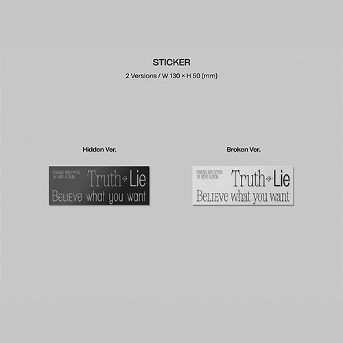 HWANG MIN HYUN / Truth or Lie【単品ランダム】【CD】