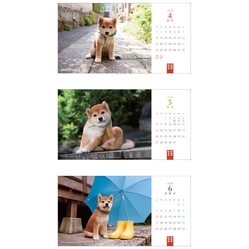 豆助 / 和風総本家 二十代目豆助 卓上カレンダー2018