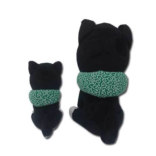 豆助 / 豆助ぬいぐるみ【黒・大】