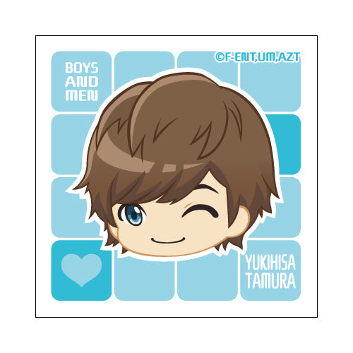BOYS AND MEN / ボイメン☆恋～ようこそボイメンハウスへ～ キャラクターグッズ【スクエア 缶バッジ （目隠し：全13種）】