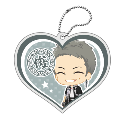BOYS AND MEN / ボイメン☆恋～ようこそボイメンハウスへ～ キャラクターグッズ【ハート形アクリルキーホルダー （目隠し：全11種）】