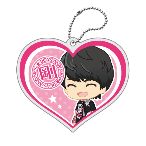 BOYS AND MEN / ボイメン☆恋～ようこそボイメンハウスへ～ キャラクターグッズ【ハート形アクリルキーホルダー （目隠し：全11種）】