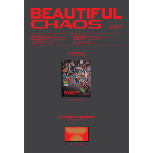 KATSEYE / BEAUTIFUL CHAOS【Beautiful Ver.】【通常盤】【CD】