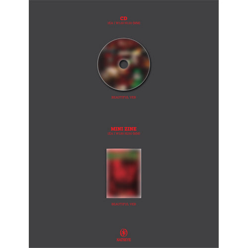 KATSEYE / BEAUTIFUL CHAOS【Beautiful Ver.】【通常盤】【CD】