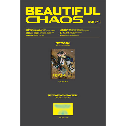 KATSEYE BEAUTIFUL CHAOS ユニバ 特典 トレカ KATSEYE / BEAUTIFUL CHAOS【UNIVRSAL MUSIC STORE限定盤】【LP