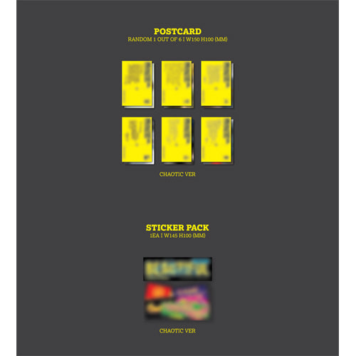 KATSEYE / BEAUTIFUL CHAOS【Chaotic Ver.】【通常盤】【CD】