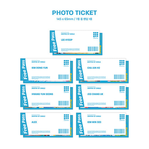 DRIPPIN / Free Pass【A Ver.】【輸入盤】【CD MAXI】