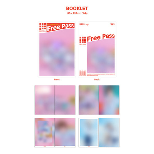 DRIPPIN / Free Pass【B Ver.】【輸入盤】【CD MAXI】