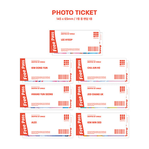 DRIPPIN / Free Pass【B Ver.】【輸入盤】【CD MAXI】