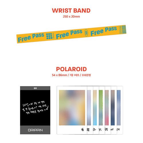 DRIPPIN / Free Pass【B Ver.】【輸入盤】【CD MAXI】