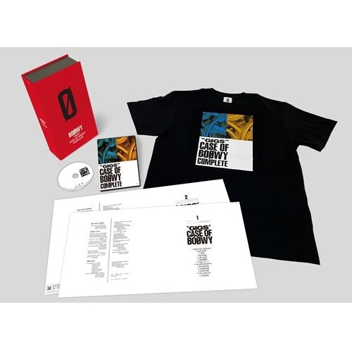 BOØWY / "GIGS" CASE OF BOØWY COMPLETE Limited BOX【限定生産商品】【BOØWY HUNT＆UNIVERSAL MUSIC STORE限定販売商品】【Blu-ray】【+Tシャツ】