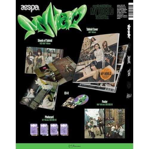 aespa / My World : 3rd Mini Album【Tabloid Ver.】【CD】