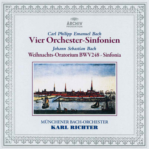 カール・リヒター / C.P.E.バッハ：4つのシンフォニア、他【CD】