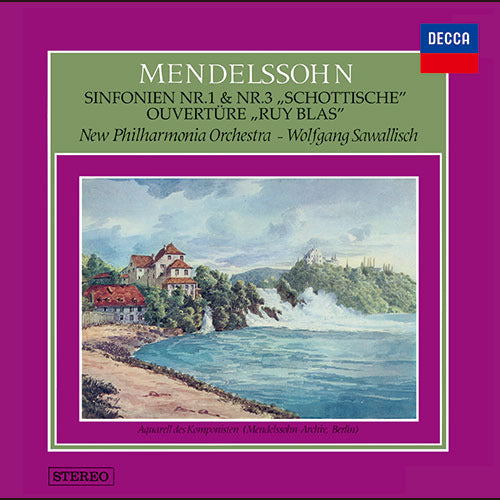 ヴォルフガング・サヴァリッシュ / メンデルスゾーン:交響曲第1番・第3番《スコットランド》、他 【CD】【SHM-CD】