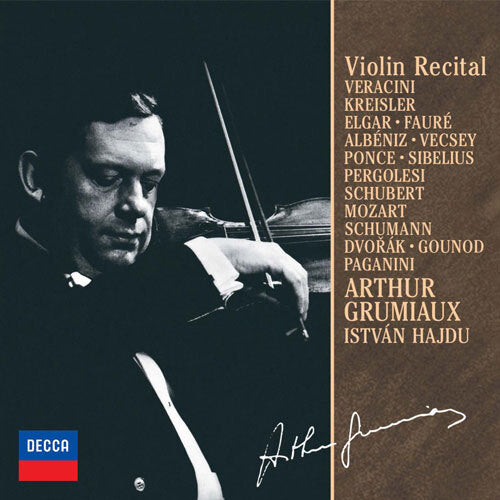 アルテュール・グリュミオー / 夢のあとに～ヴァイオリン・リサイタル3【CD】