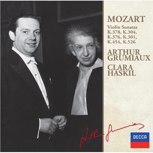 アルテュール・グリュミオー / モーツァルト：ヴァイオリン・ソナタ集 【CD】