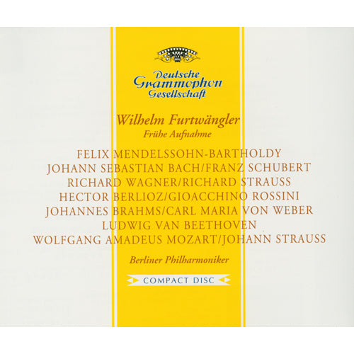 ヴィルヘルム・フルトヴェングラー / 初期録音集 1929～1937【初回生産限定】【CD】【UHQCD】