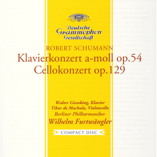 ヴィルヘルム・フルトヴェングラー / シューマン：ピアノ協奏曲、チェロ協奏曲【初回生産限定】【CD】【UHQCD】