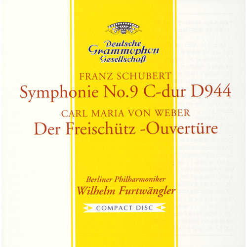 ヴィルヘルム・フルトヴェングラー / シューベルト：交響曲第9番《ザ・グレイト》 他【初回生産限定】【CD】【UHQCD】