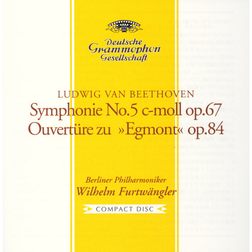 ヴィルヘルム・フルトヴェングラー / ベートーヴェン：交響曲第5番《運命》、《エグモント》序曲【初回生産限定】【CD】【UHQCD】