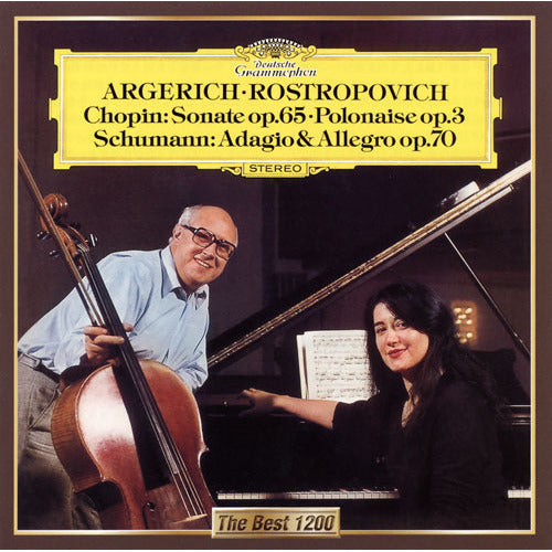 ムスティスラフ・ロストロポーヴィチ / ショパン：チェロ・ソナタ、序奏と華麗なるポロネーズ／シューマン：アダージョとアレグロ【CD】