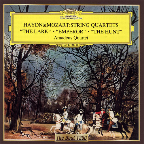 アマデウス弦楽四重奏団 / ハイドン：弦楽四重奏曲《ひばり》《皇帝》、モーツァルト：弦楽四重奏曲《狩り》【CD】