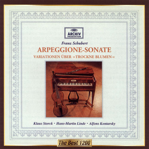 シュトルク、リンデ、コンタルスキー / シューベルト：アルペジオーネ・ソナタ、〈しぼめる花〉の主題による序奏と変奏曲【CD】