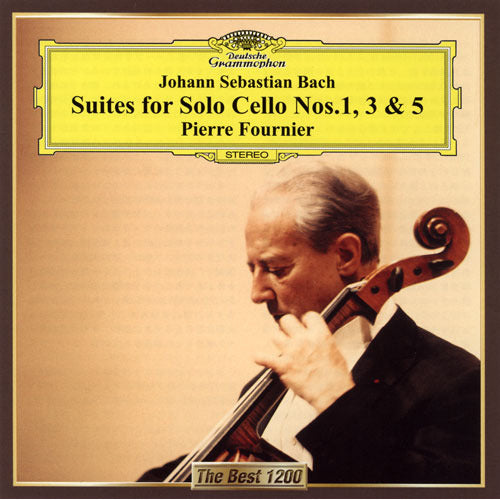 ピエール・フルニエ / J.S.バッハ：無伴奏チェロ組曲第1番、第3番、第5番【CD】