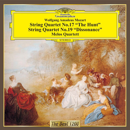 メロス弦楽四重奏団 / モーツァルト：弦楽四重奏曲第17番《狩り》＆第19番《不協和音》【CD】