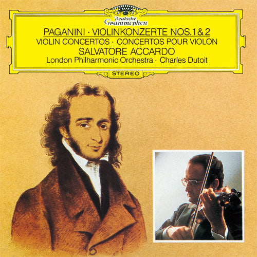 サルヴァトーレ・アッカルド / パガニーニ：ヴァイオリン協奏曲第1番、第2番《ラ・カンパネッラ》【CD】