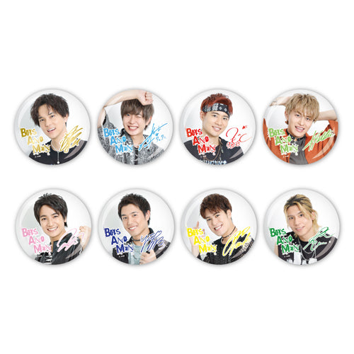 BOYS AND MEN / SUMMER FESTIVAL ガチャ缶バッジ8種②Red