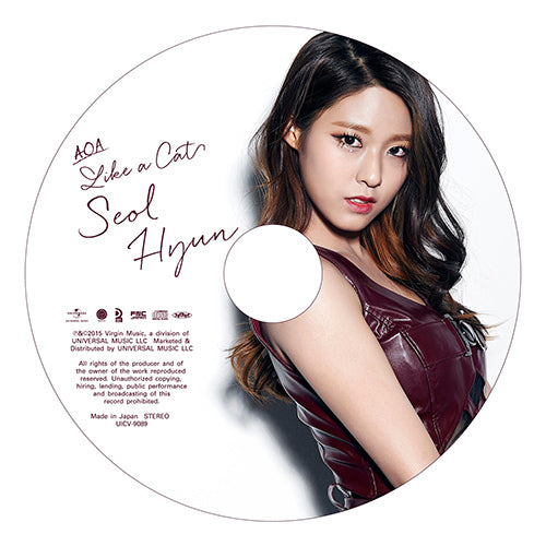 AOA / Like a Cat【初回限定盤 メンバー別ピクチャーレーベル：SEOLHYUN】【CD MAXI】