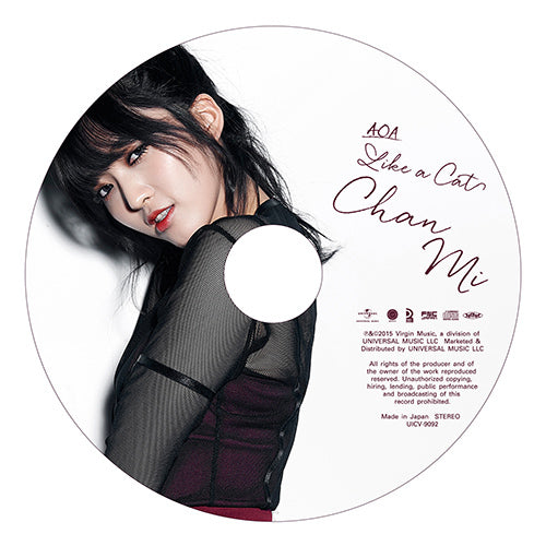 AOA / Like a Cat【初回限定盤 メンバー別ピクチャーレーベル：CHANMI】【CD MAXI】