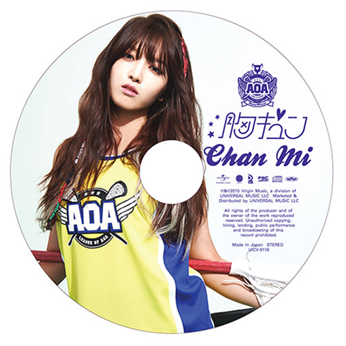 AOA / 胸キュン【メンバー別ピクチャーレベル（CHANMI）】【CD MAXI】