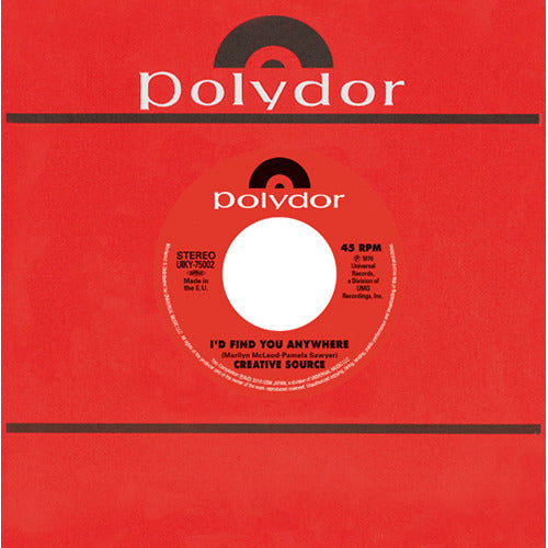 V.A. / クリエイティヴ・ソース “アイド・ファインド・ユー・エニウェア”／ルー・ドナルドソン “ユーア・ウェルカム・ストップ・オン・バイ”【アナログシングル】