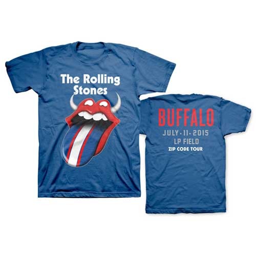 ザ・ローリング・ストーンズ / Zip Code Tour T-shirt 11-July-2015 Buffalo XL【Tシャツ】【XL】【XLサイズ】