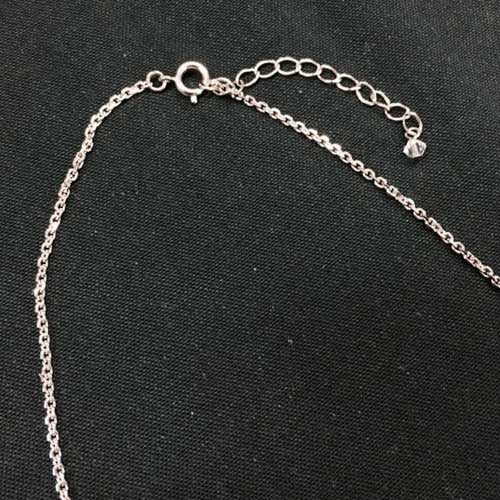 ジャスティン・ビーバー / Justin Bieber SWAROVSKI Necklace (ネックレス/シルバー)【Free】