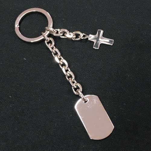 ジャスティン・ビーバー / Justin Bieber SWAROVSKI Keychain (キーホルダー/シルバー)【Free】