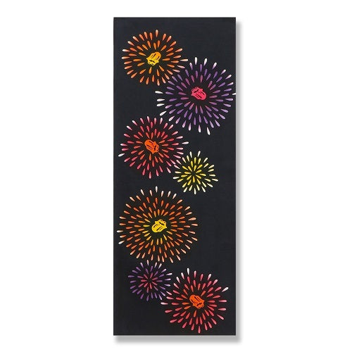 ザ・ローリング・ストーンズ / The Rolling Stones てぬぐい 花火 (かまわぬ別注）【日本てぬぐい】