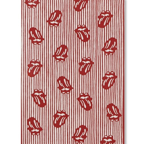 ザ・ローリング・ストーンズ / The Rolling Stones てぬぐい 縞（かまわぬ別注）【日本てぬぐい】