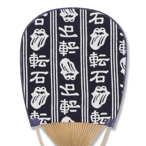 ザ・ローリング・ストーンズ / The Rolling Stones 団扇 転石（かまわぬ別注）